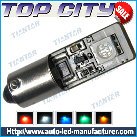 Topcity Euro Error Free 2-SMD-5050 BA9S 64132 H6W LED 
    Bulbs- Canbus led